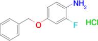 4-Benzyloxy-2-fluoroaniline, HCl