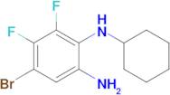 5-Bromo-2-(N-cyclohexylamino)-3,4-difluoroaniline