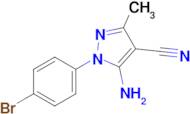 5-Amino-1-(4-bromophenyl)-4-cyano-3-methyl-1H-pyrazole