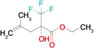 Ethyl 2-hydroxy-2-(trifluoromethyl)-4-methylpent-4-enoate