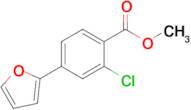 Methyl 2-chloro-4-(furan-2-yl)benzoate