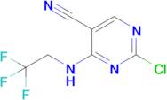 2-Chloro-4-[(2,2,2-trifluoroethyl)amino]pyrimidine-5-carbonitrile