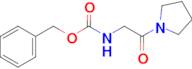 Phenylmethyl-N-[2-oxo-2-(1-pyrrolidinyl)ethyl]carbamate