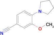 3-Methoxy-4-(pyrrolidin-1-yl)benzonitrile