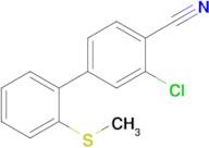 2-Chloro-4-[2-(methylsulfanyl)phenyl]benzonitrile