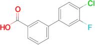 4'-Chloro-3'-fluorobiphenyl-3-carboxylic acid