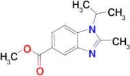 Methyl 1-isopropyl-2-methyl-1,3-benzodiazole-5-carboxylate
