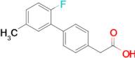 [4-(2-Fluoro-5-methylphenyl)phenyl]acetic acid