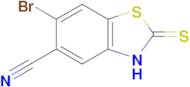 6-bromo-2-sulfanylidene-2,3-dihydro-1,3-benzothiazole-5-carbonitrile