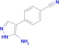 4-(5-amino-1H-pyrazol-4-yl)benzonitrile