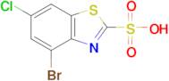 4-Bromo-6-chlorobenzo[d]thiazole-2-sulfonic acid