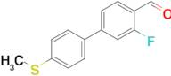 2-Fluoro-4-[4-(methylsulfanyl)phenyl]benzaldehyde