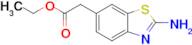 (2-Amino-benzothiazol-6-yl)-acetic acid ethyl ester