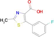 5-(3-Fluorophenyl)-2-methyl-1,3-thiazole-4-carboxylic acid