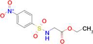 Ethyl 2-[(4-nitrobenzene)sulfonamido]acetate