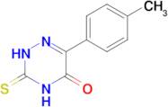 6-(4-Methylphenyl)-3-thioxo-3,4-dihydro-1,2,4-triazin-5(2h)-one