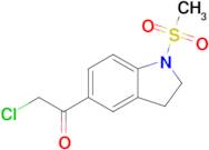 2-Chloro-1-(1-(methylsulfonyl)indolin-5-yl)ethanone