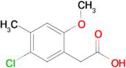 (5-Chloro-2-methoxy-4-methylphenyl)acetic acid