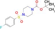 tert-Butyl 4-[(4-fluorobenzene)sulfonyl]piperazine-1-carboxylate