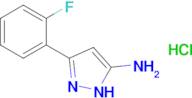 3-(2-fluorophenyl)-1H-pyrazol-5-amine hydrochloride