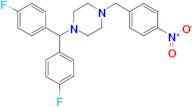 1-[Bis(4-fluorophenyl)methyl]-4-(4-nitrobenzyl)piperazine