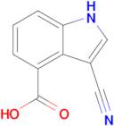 3-Cyano-1H-indole-4-carboxylic acid