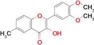 2-(3,4-Dimethoxyphenyl)-3-hydroxy-6-methyl-4H-1-benzopyran-4-one