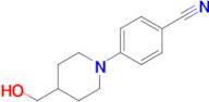 4-(4-(Hydroxymethyl)piperidin-1-yl)benzonitrile