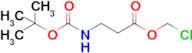 Chloromethyl 3-((tert-butoxycarbonyl)amino)propanoate