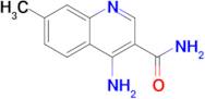 4-Amino-7-methylquinoline-3-carboxamide