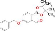 5-(Benzyloxy)-2-(4,4,5,5-tetramethyl-1,3,2-dioxaborolan-2-yl)benzaldehyde