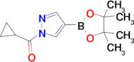 Cyclopropyl(4-(4,4,5,5-tetramethyl-1,3,2-dioxaborolan-2-yl)-1H-pyrazol-1-yl)methanone