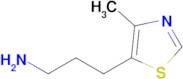 3-(4-Methyl-1,3-thiazol-5-yl)propan-1-amine