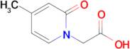 2-(4-Methyl-2-oxo-1,2-dihydropyridin-1-yl)acetic acid