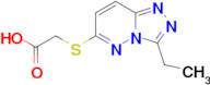 2-({3-ethyl-[1,2,4]triazolo[4,3-b]pyridazin-6-yl}sulfanyl)acetic acid