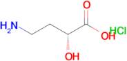(2r)-4-Amino-2-hydroxybutanoic acid hydrochloride