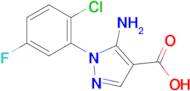 5-Amino-1-(2-chloro-5-fluorophenyl)-1h-pyrazole-4-carboxylic acid