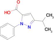 1-Phenyl-3-(propan-2-yl)-1h-pyrazole-5-carboxylic acid