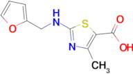 2-[(furan-2-ylmethyl)amino]-4-methyl-1,3-thiazole-5-carboxylic acid