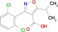 3-(2,6-Dichlorophenyl)-5-(propan-2-yl)-1,2-oxazole-4-carboxylic acid