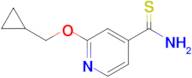 2-(Cyclopropylmethoxy)pyridine-4-carbothioamide