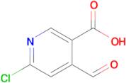 6-Chloro-4-formylpyridine-3-carboxylic acid