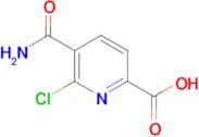 5-Carbamoyl-6-chloropyridine-2-carboxylic acid