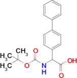 2-{[(tert-butoxy)carbonyl]amino}-2-(4-phenylphenyl)acetic acid