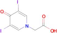 2-(3,5-Diiodo-4-oxo-1,4-dihydropyridin-1-yl)acetic acid