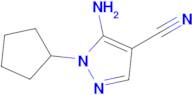 5-Amino-1-cyclopentyl-1h-pyrazole-4-carbonitrile