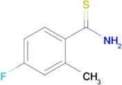 4-Fluoro-2-methylbenzene-1-carbothioamide