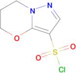 5h,6h,7h-Pyrazolo[3,2-b][1,3]oxazine-3-sulfonyl chloride