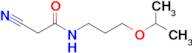 2-Cyano-n-[3-(propan-2-yloxy)propyl]acetamide