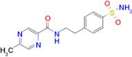 5-Methyl-n-[2-(4-sulfamoylphenyl)ethyl]pyrazine-2-carboxamide